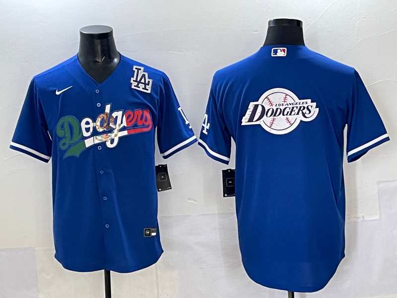Men Los Angeles Dodgers blank blue Nike 2025 MLB All Star Jersey 008